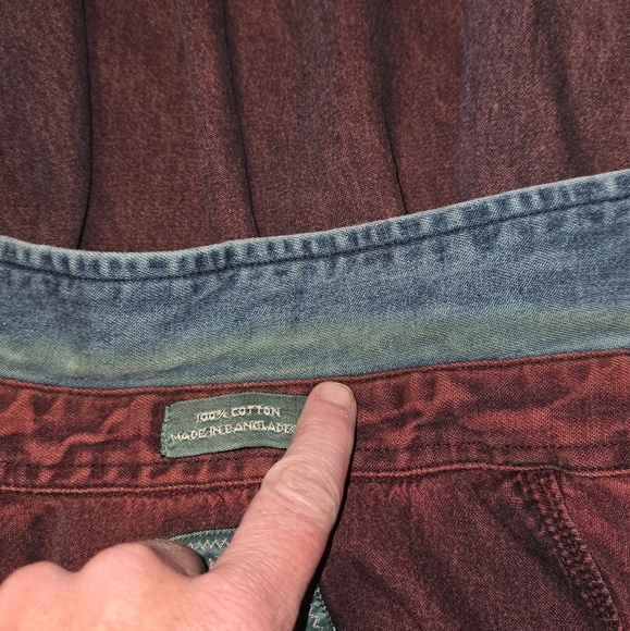 Vintage Baxter Brand 100% Cotton Men's Long Sleeved Shirt Size Small - Picture 8 of 8